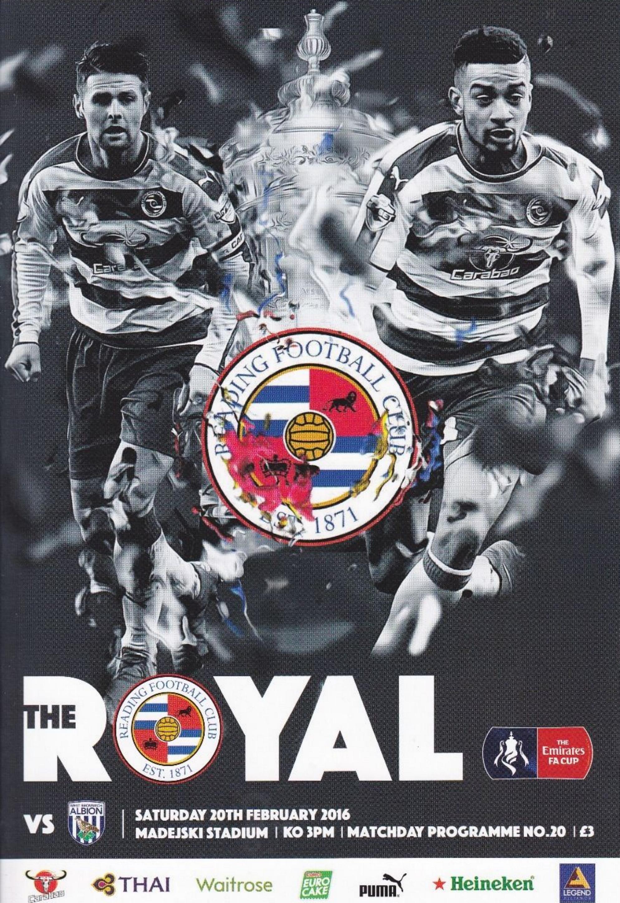 READING v WEST BROM 2015/16 (FA CUP)